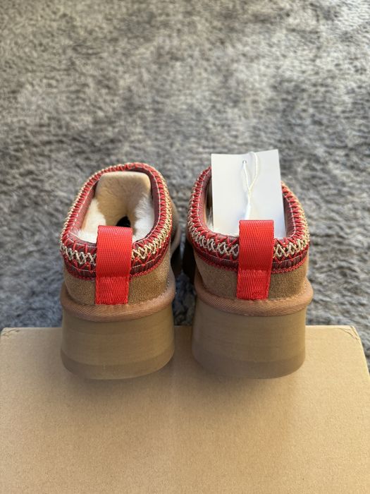 UGG Tasman Platform Slippers Beige