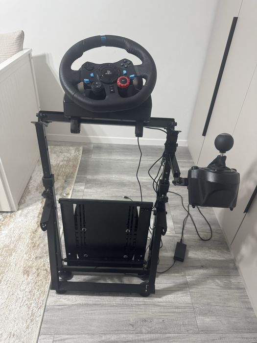 Volan Logitech G29 + schimbator + suport complet