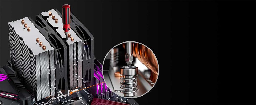 upHere ARGB високоефективен въздушен охладител на процесора