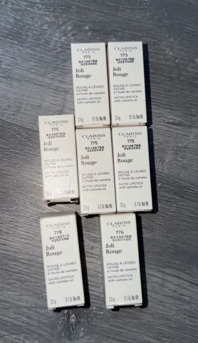 ruj mini Clarins paris joli rouge