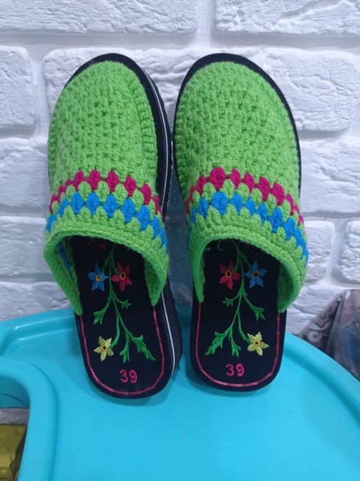 Тапочки домашние ручной работы