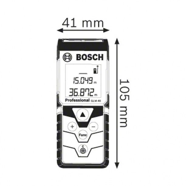 Лазерный дальномер BOSCH GLM-40 Professional