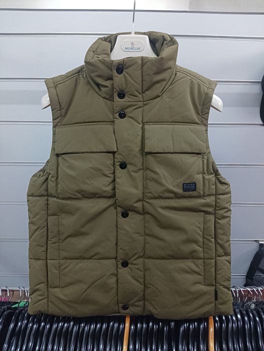 Оригинална грейка G-star Raw Foundation S елек мъжки джи стар