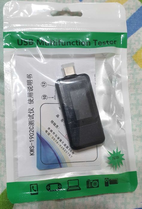 Продам новый в упаковке USB тестер Type-C до 5A и 150 W