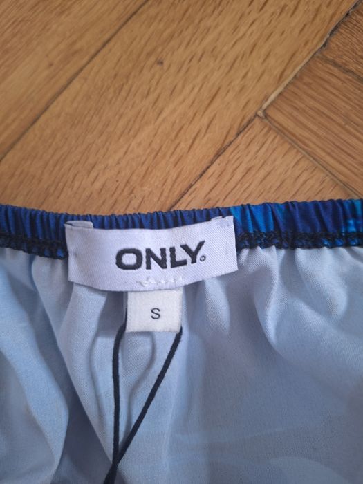 Ефирна синя  рокля