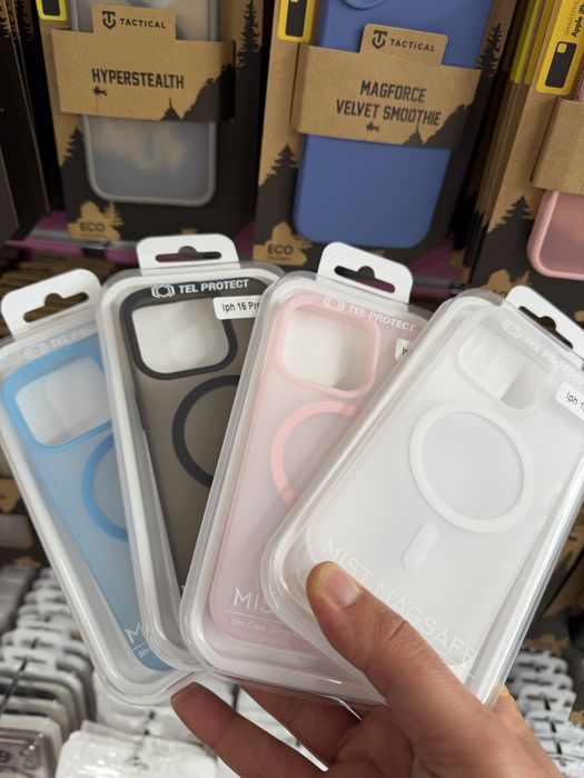 iPhone 13/14,iPhone 15/ 15 Pro,iPhone 14 Pro матиран MAGSAFE кейс