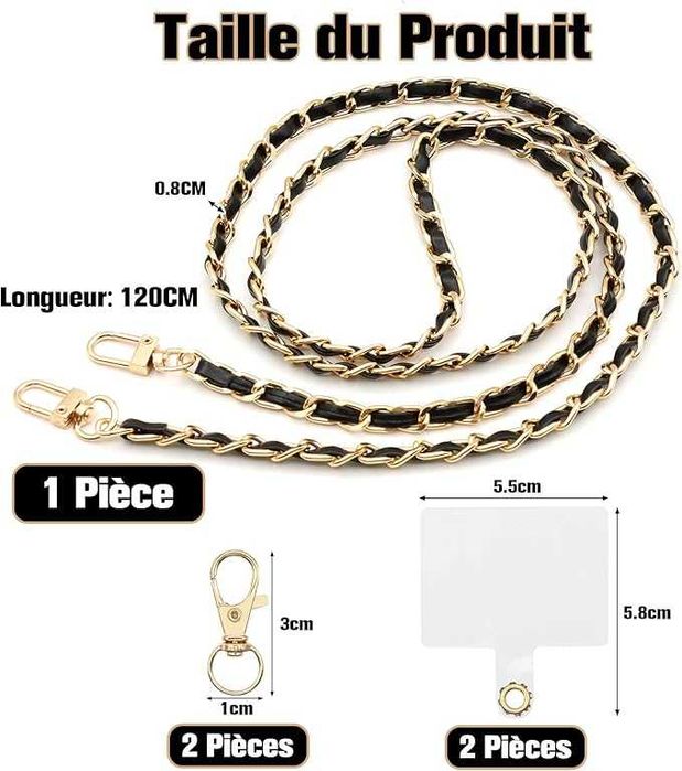 Mултифункционална верижка/каишка за врат за телефон