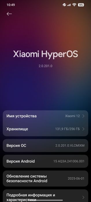 телефон Xiaomi 12 256/12+12