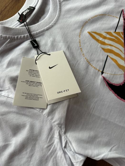 Мъжка,памучна,бяла тениска Nike