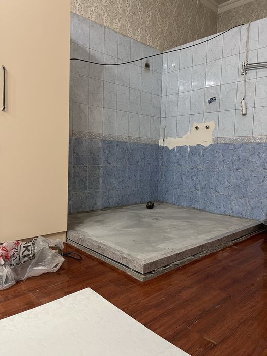 Клеим бамбук панель гибкий мрамор