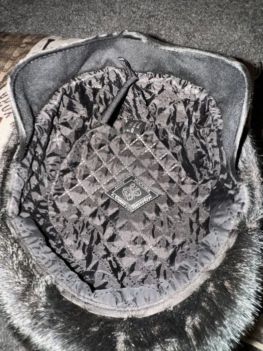 Шапка из нерпы мужская