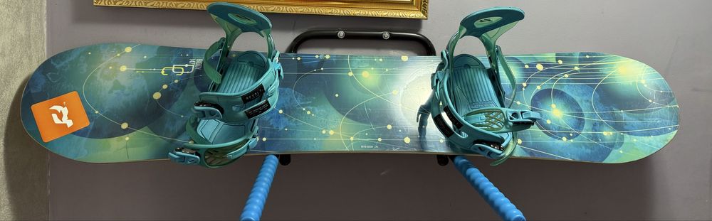 Сноуборд DC с креплениями RIDE