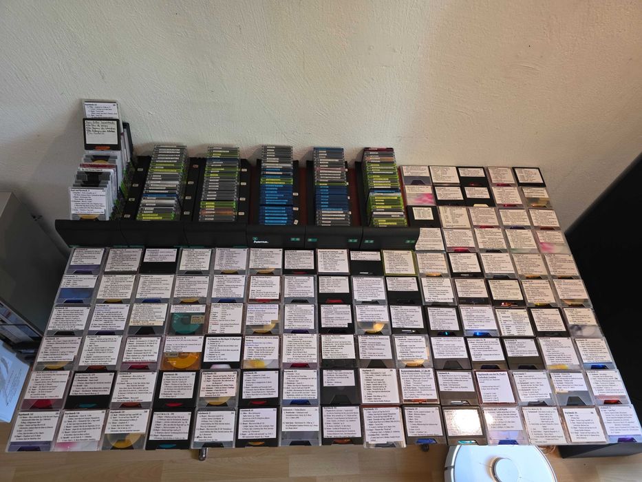 Colecție ~400 MiniDisc-uri – muzică clasică, Bach, Mozart, orgă, pian.