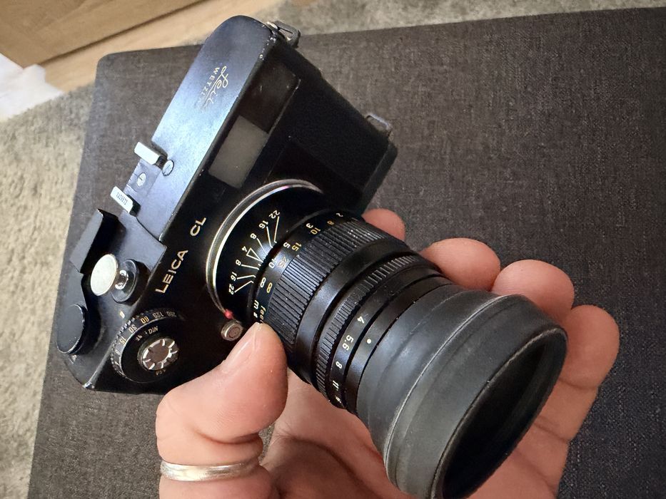 Leica CL cu Obiectiv  Leitz Wetzlar 90mm f4
