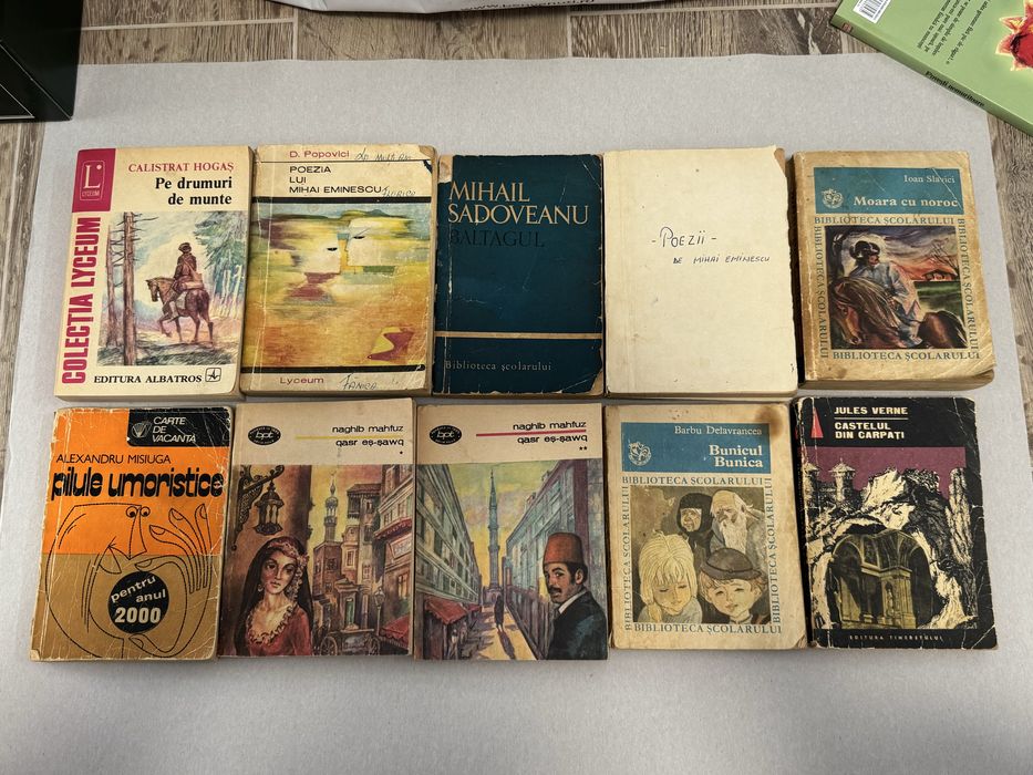 Cărți vechi beletristică