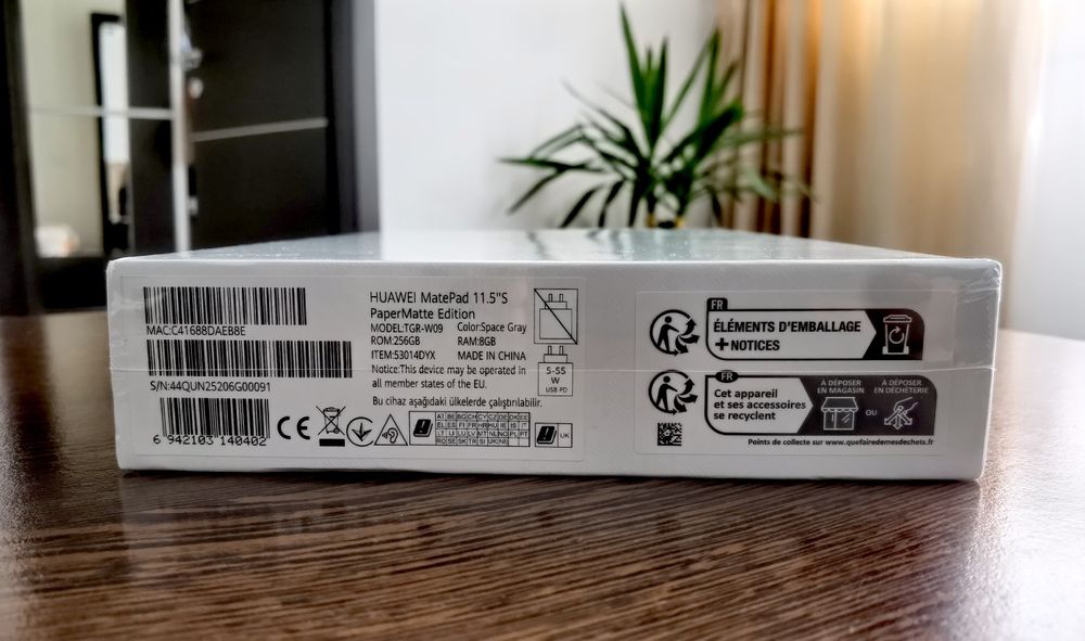 Tabletă HUAWEI Matepad 11.5"S Paper Matte