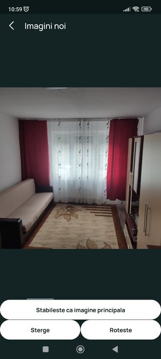 Închiriez garsonieră str. Corneliu Coposu
