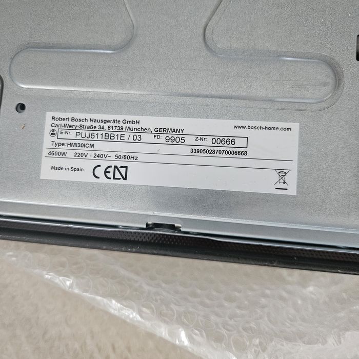 PLITA incorporabila BOSCH