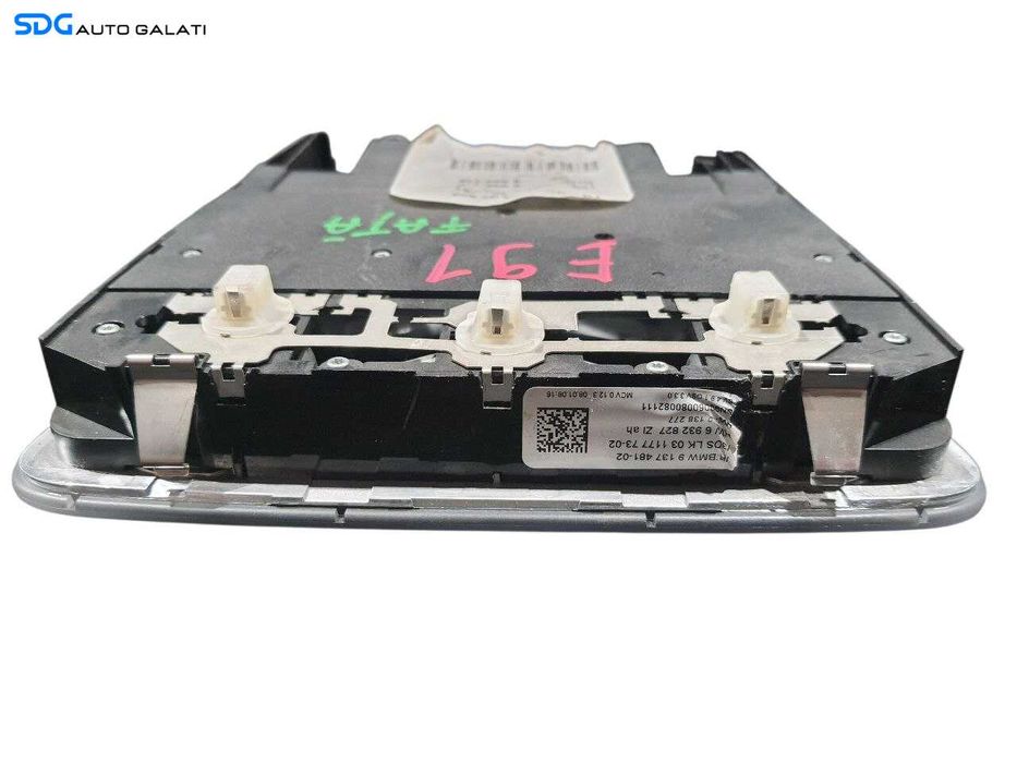 Lampa Iluminare Habitaclu Plafon Plafoniera cu Lumini Ambientala Fata BMW Seria 3 E90 E91 2004 - 2011 Cod 9137481 [N3632]