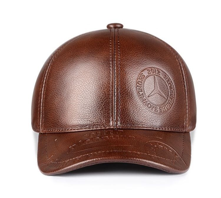 Мужской кепка из 100% натуральной кожи мужская шапка кожанная
