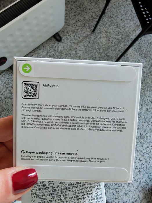 слушалки APPLE AIRPODS 5th gen ANC
