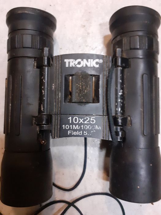 Ловен сгъваем малък бинокъл Tronic 10/25,101/100,Размери на снимките