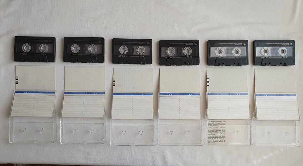 Аудио касети TDK SA90 и TDK SA60