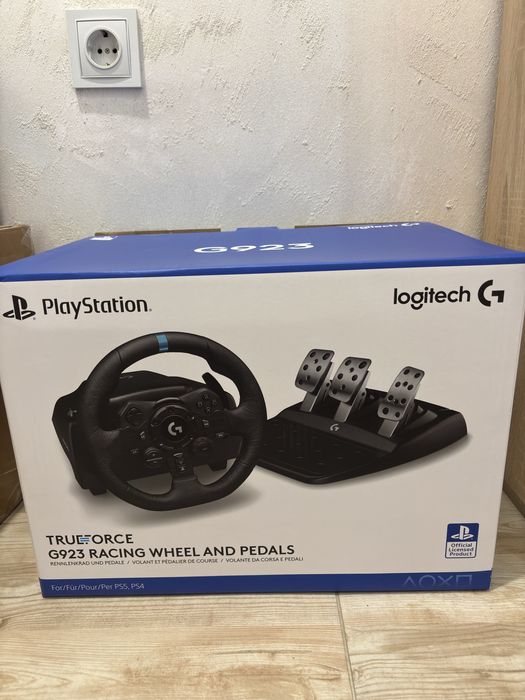 Волан Logitech G923 + Скоростен лост + Гаранция