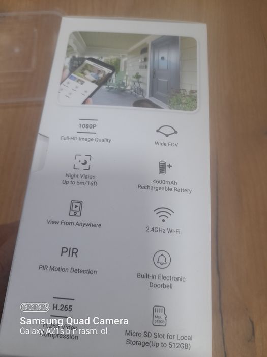 ezviz glazok езвиз глазок камера установка киламиз