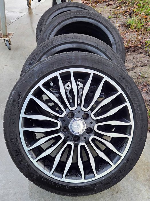 4 Оригинални алуминиеви джанти Mercedes с гуми