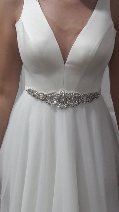 Rochie mireasa simpla si eleganta+ VOAL !!! 38