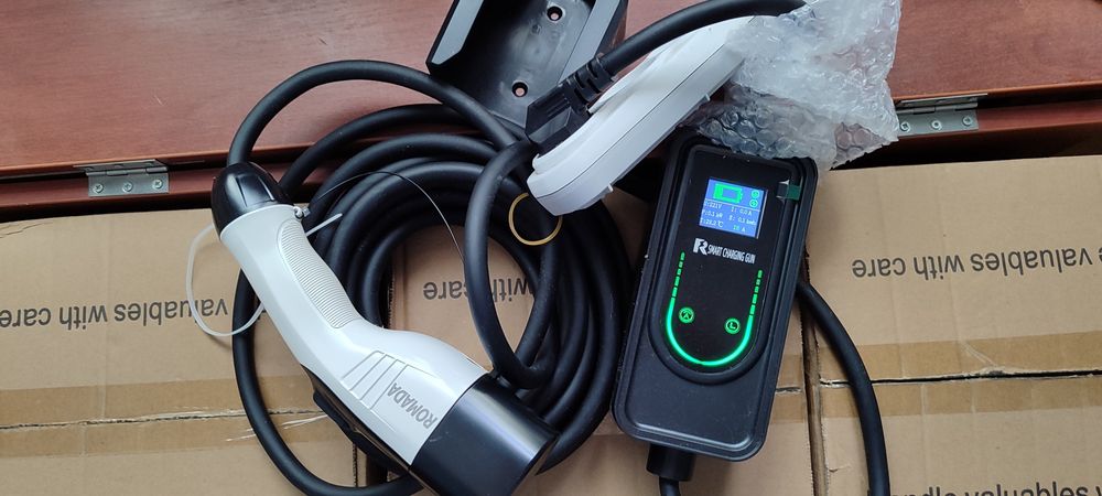 Зарядка для электромобиля GB/T АС. 3.5-7 кВт (220 в. 8-32А) 5-10 метр.