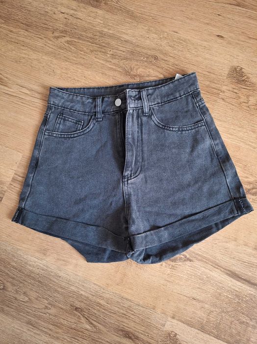 Сиви Дамски къси панталони, размер S (36)