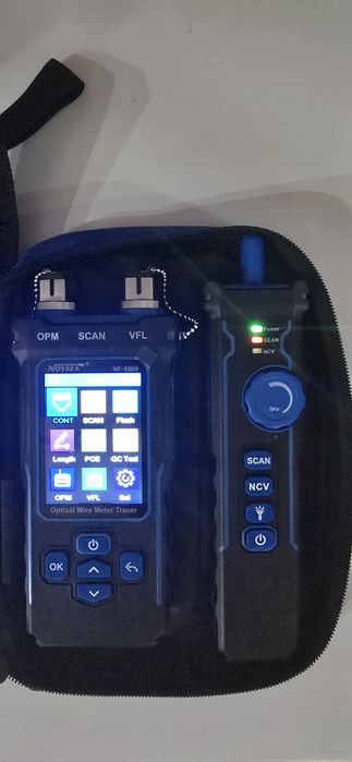 Tester cablu de retea cu powermetru, POE, NCV, UTP CAT5/CAT6, test OPM