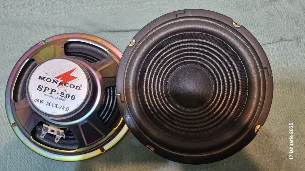 difuzoare 20cm ,Monacor,Hitachi,B&W