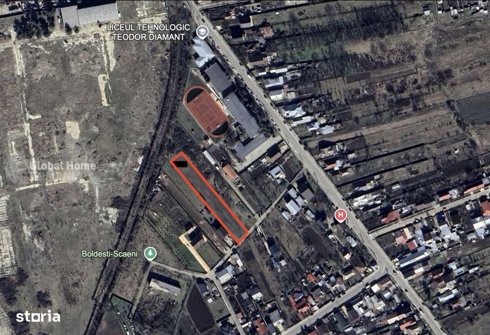 Teren Intravilan | 2623 mp | Boldesti Scaieni - Liceul Teodor Diamant