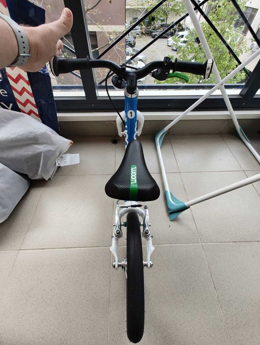 Vand Bicicleta Woom 1 + Casca XS Woom Albastra 1200 Ron stare f buna
