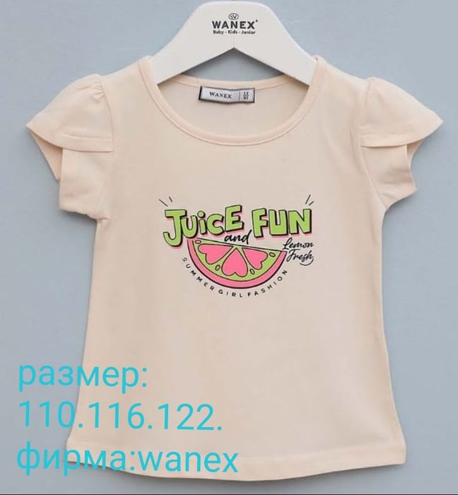 Продам новые майки на девочку от 1 до 2 лет