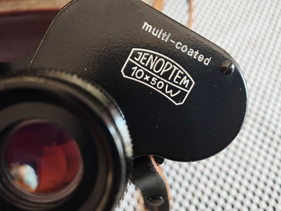 ТОП Бинокъл Carl Zeiss Jena-JENOPTEM-MULTI-COATED -10 х 50W-ГДР--като НОВ