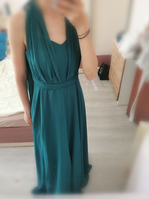 Официална дълга рокля р-р М