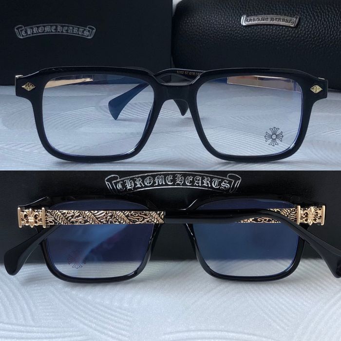 Очила за компютър Диоптрични рамки прозрачни слънчеви chrome hearts