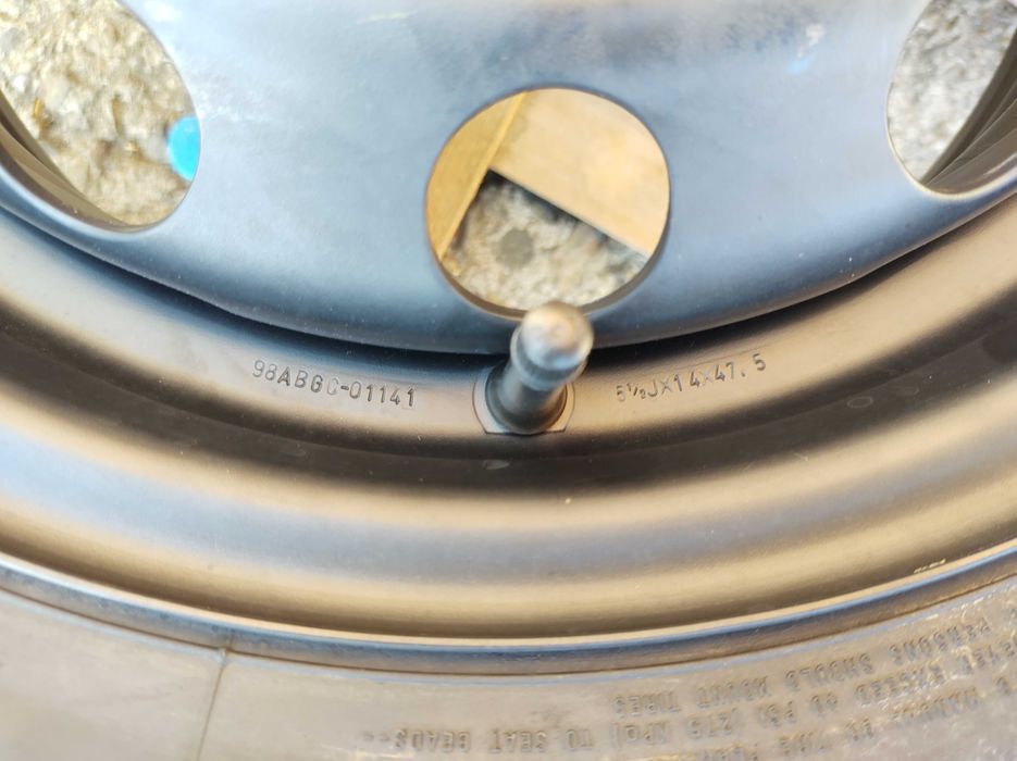 14 резервна джанта 4х108 FORD Focus Fiesta Ka 5,5J et47,5 185/65/14