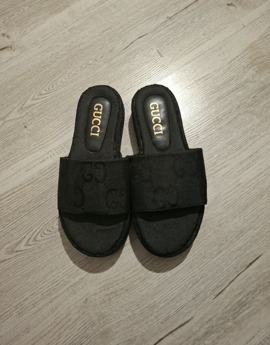 Gucci GG Canvas Slide Sandals