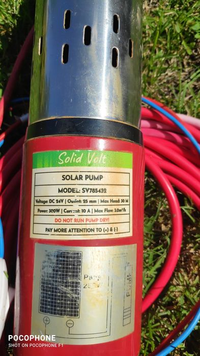 De vânzare pompa de apa submersibila solară la 24 v