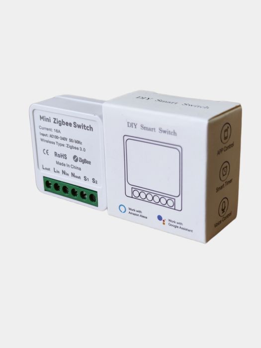 Умный реле Smart Switch wifi+zigbee дистанционный переключатель
