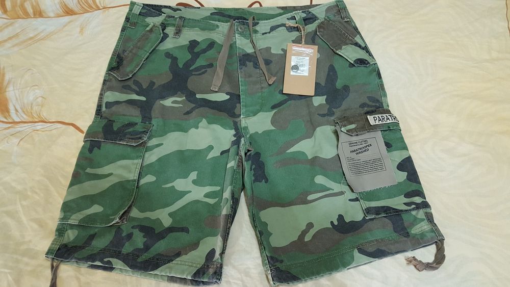 MIL-TEC Paratrooper Pantaloni Scurti Bermude Barbati XXL Camuflaj 2023