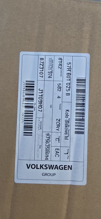 Janta Skoda Kodiaq 2, 20 inch, cod oe 57h601025b