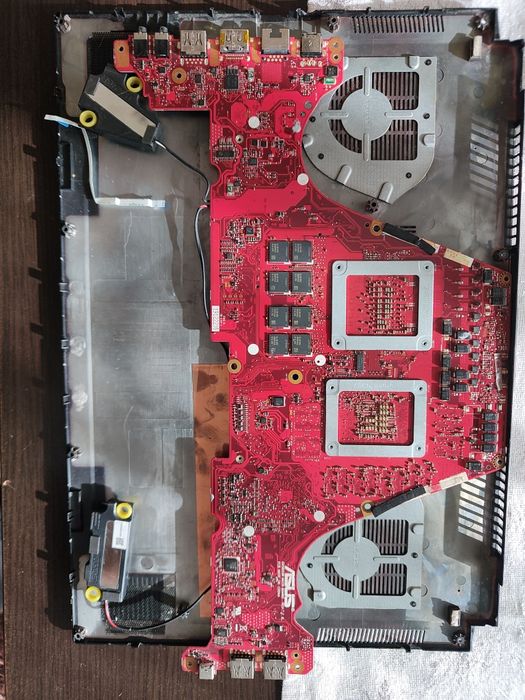 Комплект дънна платка asus rog zephyrus g14 GU502GW с 2 вентилатора