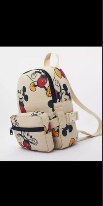 Rucsac cu centura-pormoneu și MICKEY , DISNEY, (Zara) nou, 30x25