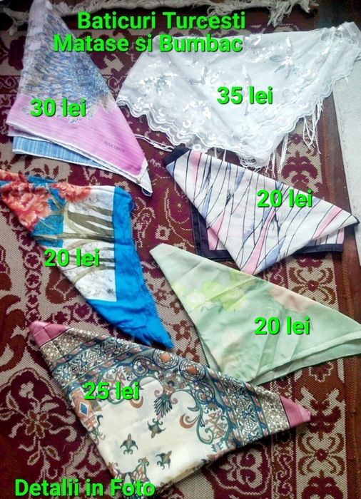 Baticuri Bumbac si Matase / Turcesti